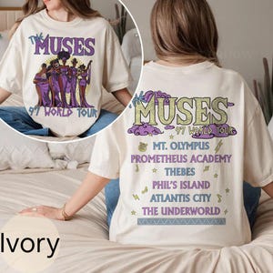 Vintage Disney Hercules The Muses 97 World Tour Comfort Colors Shirt, Disney Hercules Diva The Muses Song Concert Music, Disney Girl Trip