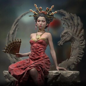 Framed 3d Geisha - Etsy