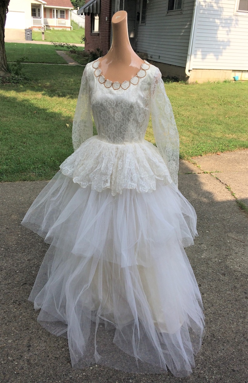 cinderella wedding dress 1950