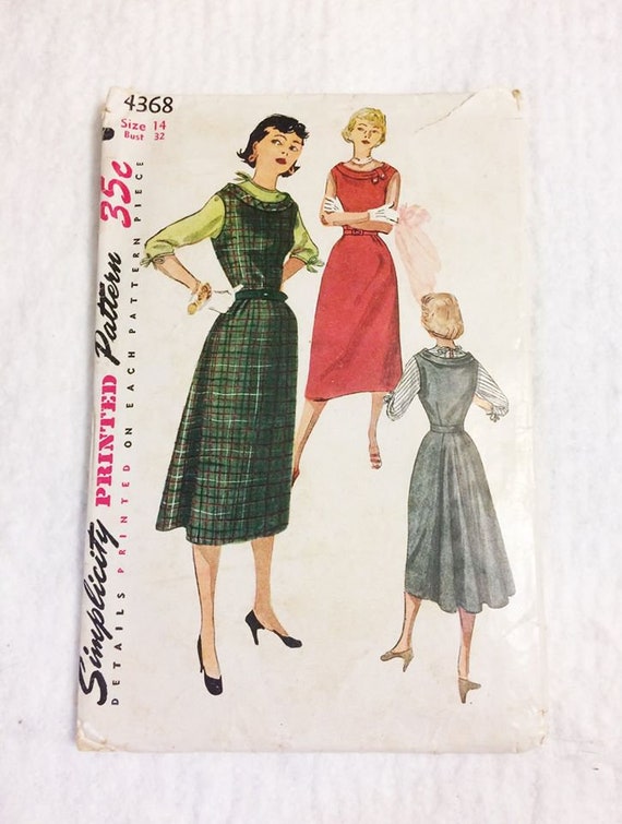 1950s Vintage Jumper Dress and Blouse 