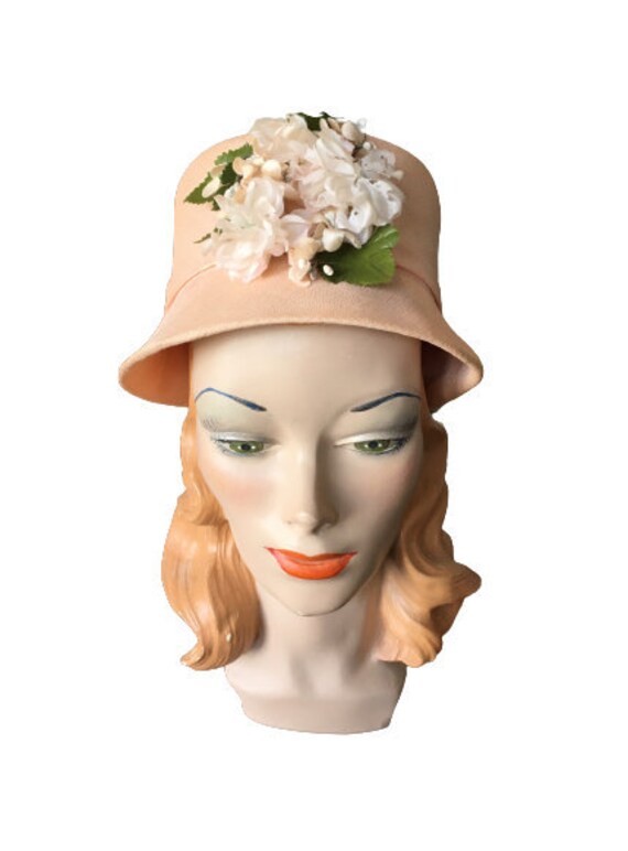 50s 60s Vintage Pink Lamp Shade Style 