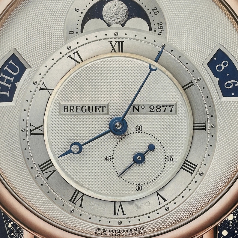 PAPER ART COLLAGE Breguet Classique Calendrier 7337 Watch - Etsy
