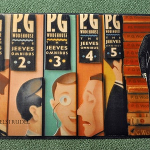 SALE! Jeeves and PG Wodehouse Original Artwork Poster on Archival Photo Paper Approx. 18&quot; x 29&quot;