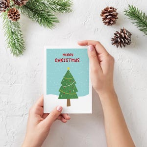 Weihnachtsgrußkarte, Frohe Weihnachten digitale Weihnachtskarte, druckbare Weihnachtskarten, Grußkarte, Feiertagskarten, digitaler Download