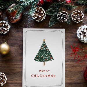 Weihnachtsgrußkarte, Frohe Weihnachten digitale Weihnachtskarte, druckbare Weihnachtskarten, Grußkarte, Feiertagskarten, digitaler Download