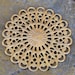 Raw Brass Filigree Findings Round 568 - 6 pieces