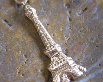 Brass Eiffel Tower Building French Charms Jewelry Findings 1270 - 6 Pcs