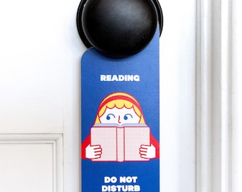 „Bite nicht stören“ Türhänger und Lesezeichen