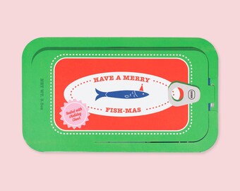 Handgemachte Weihnachtskarte: Frohe Weihnachten