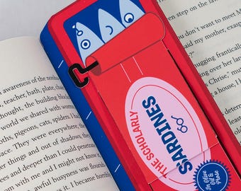 Lesezeichen für Sardinendose