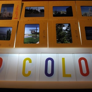Vintage 35mm slides from 1969 Colorado trips - lot of 26 slides - set 2