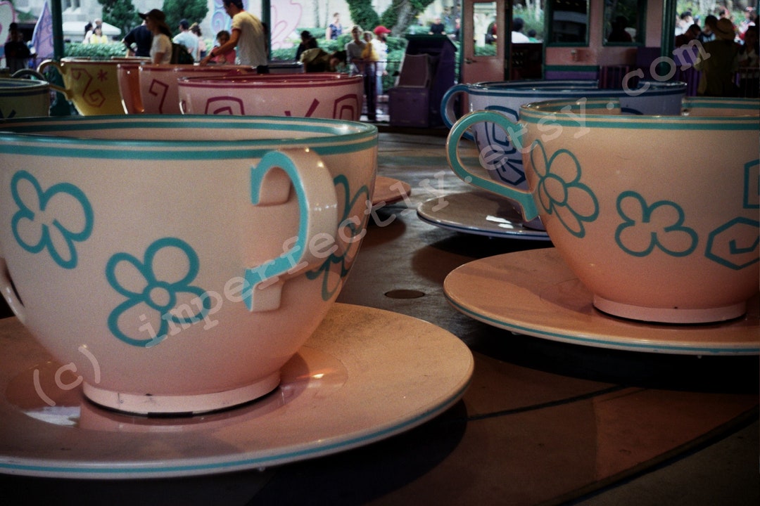 Disney World Magic Teacups Ride 8x10 Color Print From Etsy