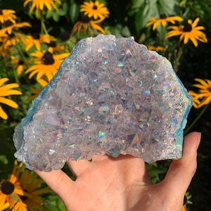 Beautiful Amethyst Angel Aura Cluster