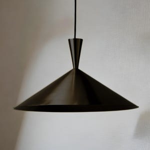 Black Cone Pendant Light, Hanging Light, Cone Pendant Lamp, Cone Shade Light, Black Kitchen Cone Lights, Black Hanging Light.