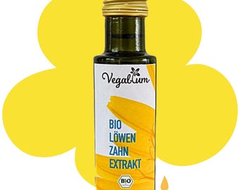 Bio Löwenzahn Extrakt 100 ml - Vegan -ohne Zusätze Alkoholfrei
