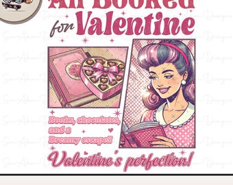 All Book for Valentines PNG: Buchliebhaber Design (Digitaler Download)