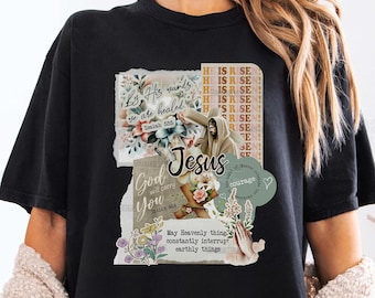 Christian Easter Resurrection PNG: Floral Jesus Shirt Designs (Digital Download)
