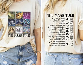 The Maas Tour PNG: Book Lover Shirt Design (Digital Download)