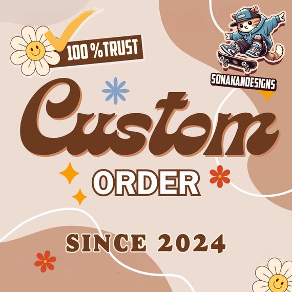 Custom Order for Designs (Digital Download), Printable Clipart for T-Shirts, Personalized Your png