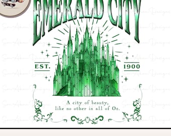 Emerald City PNG: Wizard of Oz Fantasy Design (Digital Download)