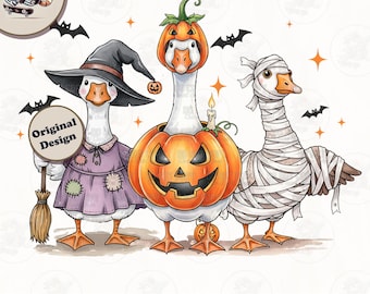 Boo Ghost Goose PNG: Halloween Sublimation Design (Digital Download)