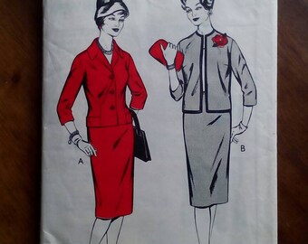 tuta di 1960s - 34" Busto - donna W402 - Vintage Sewing Pattern