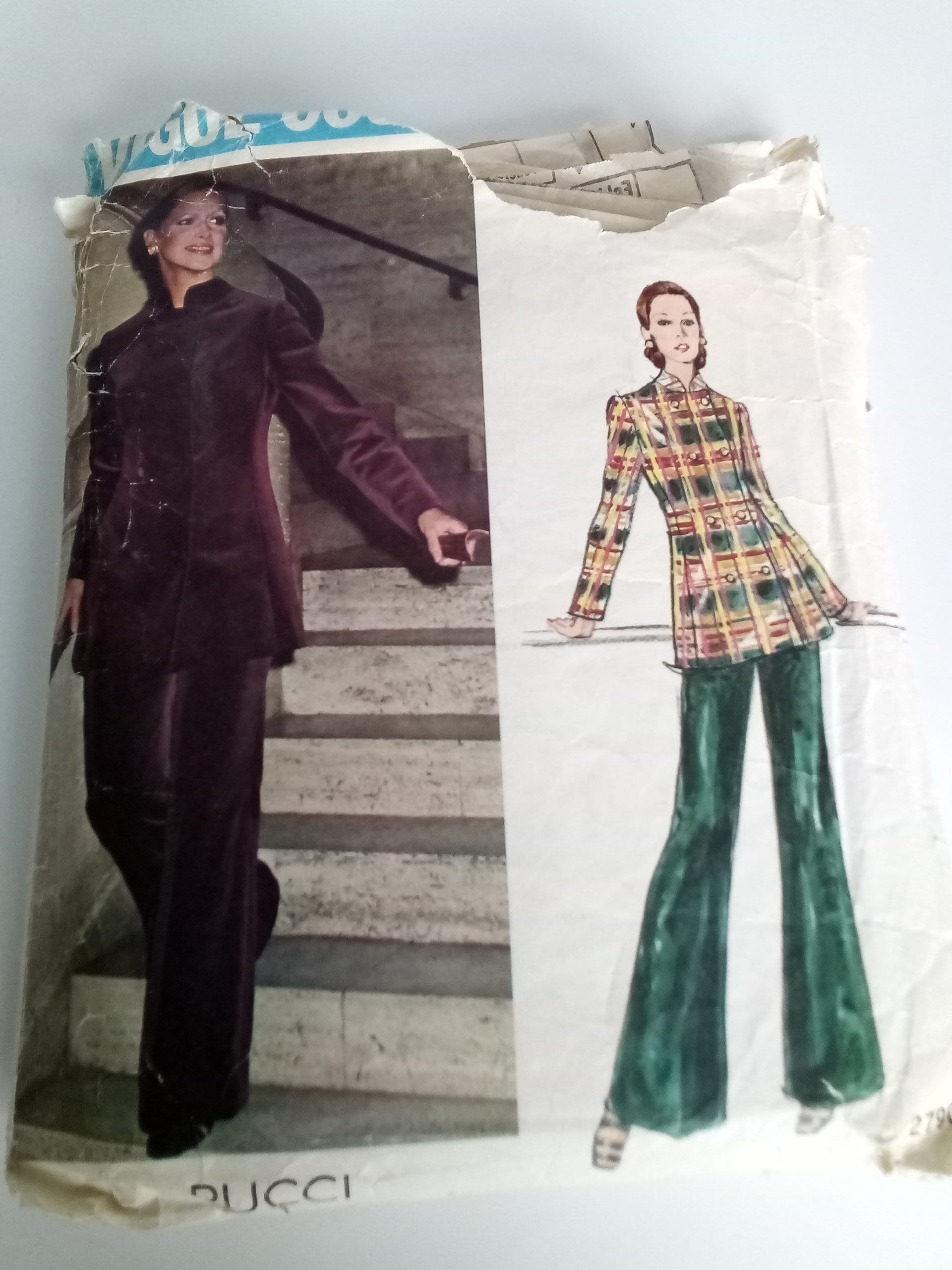 Pucci Sewing Pattern 1970s Pucci Evening Suit - 34