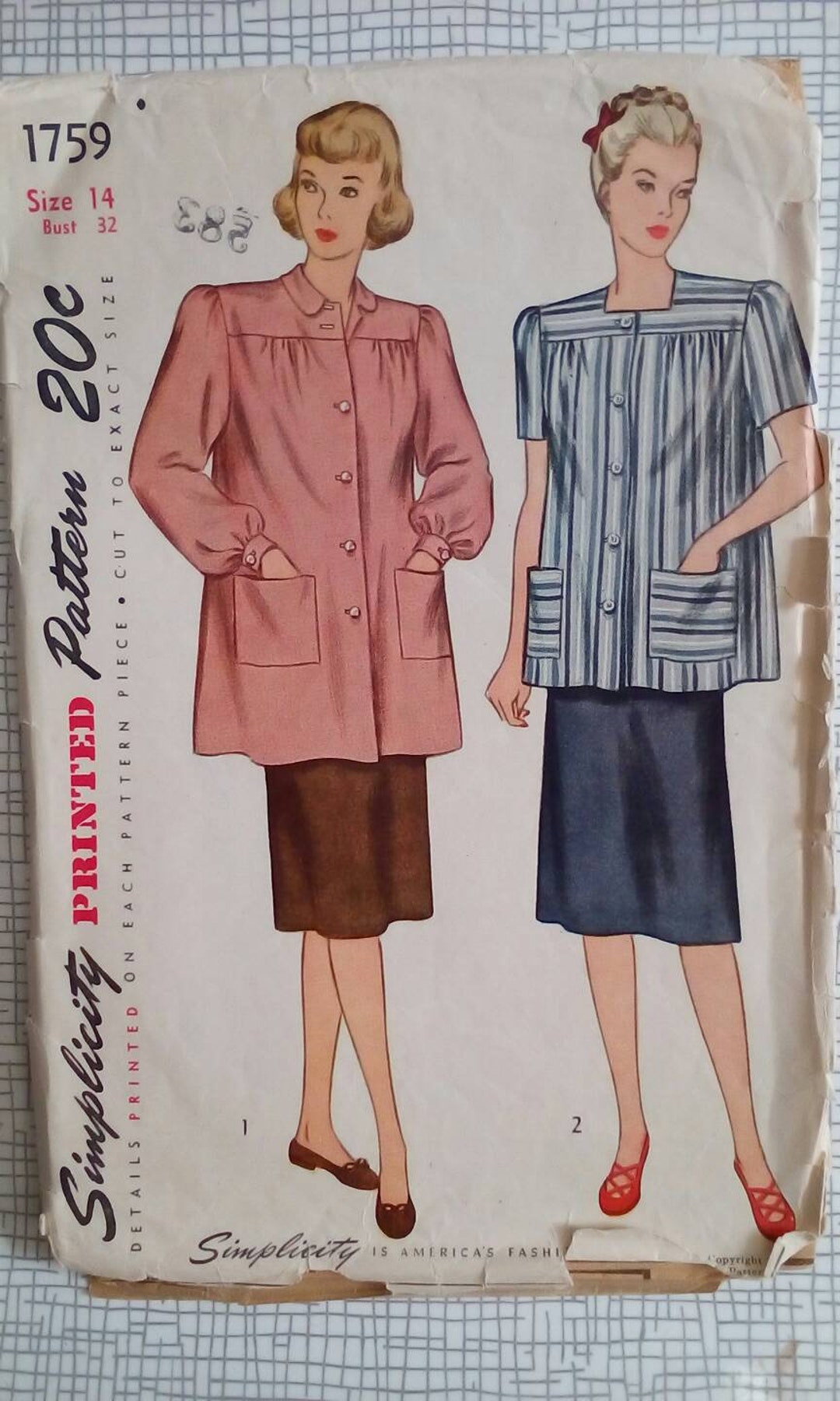 1940s Smock - 32