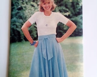 Gonna anni '70 - Vita 71 cm - See & Sew 5850 di Butterick - Cartamodello per cucito vintage