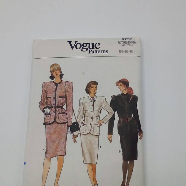 Vogue 9757 Pattern - Etsy