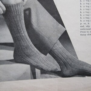 1941 New Stockings Knitting Booklet Socks 10 Patterns - Etsy