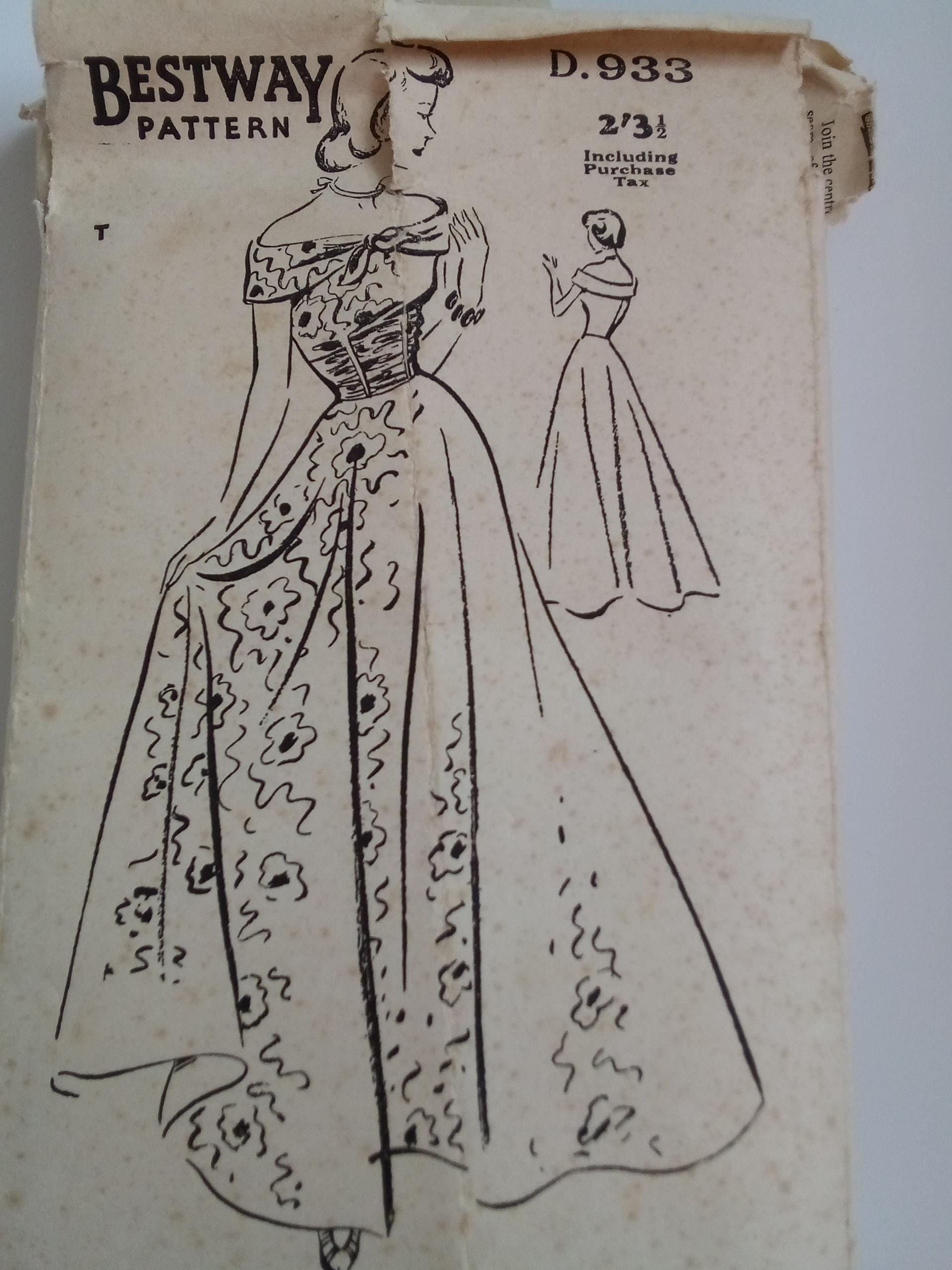 TLC - 1950s Evening Dress - 36
