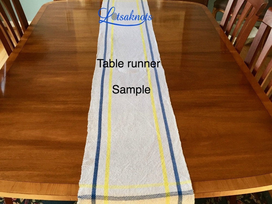 Table Runner Weaving Pattern Digital Download Weave a Table Etsy