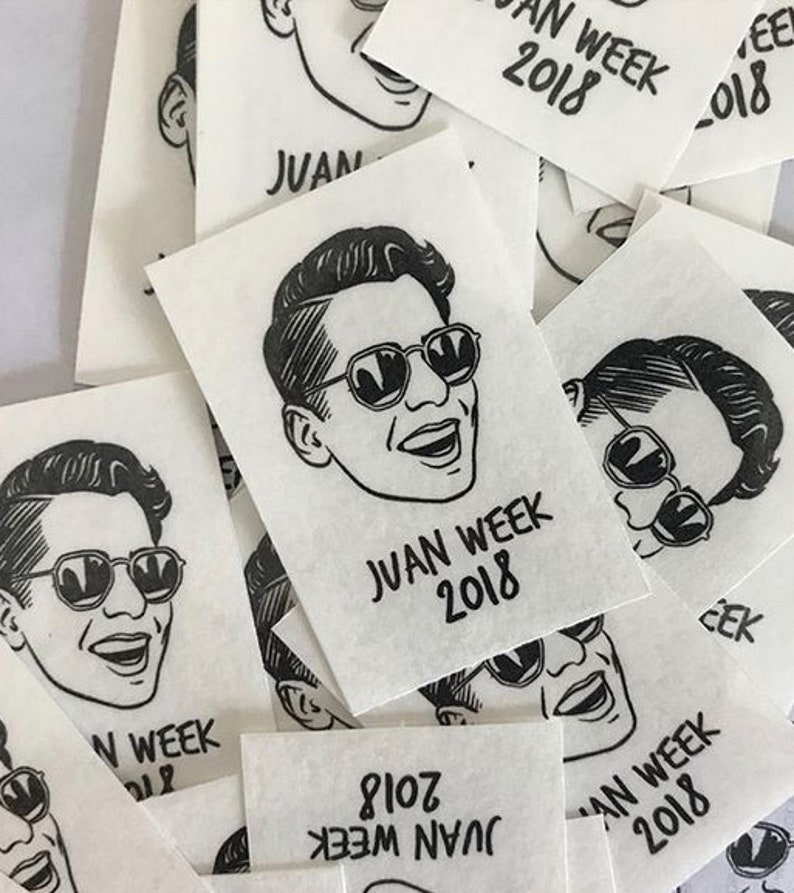 Custom Bachelor Party Tattoos Personalize Gift Etsy