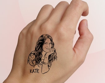 Personalisieren Sie temporäre Tattoos Geschenk Bachelorette Hen party Bar Bat Mitzvah