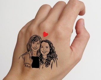 Bruiloft tattoo gunsten voor feestganger Personaliseren cadeau