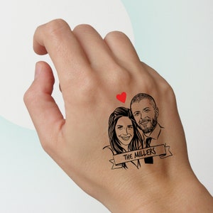 Wedding favors for guests - Personalize gift temporary tattoos