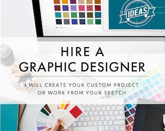 Hire a Graphic Designer, Graphic Design Services, Custom Graphics, Logos, Posters, Illustrations