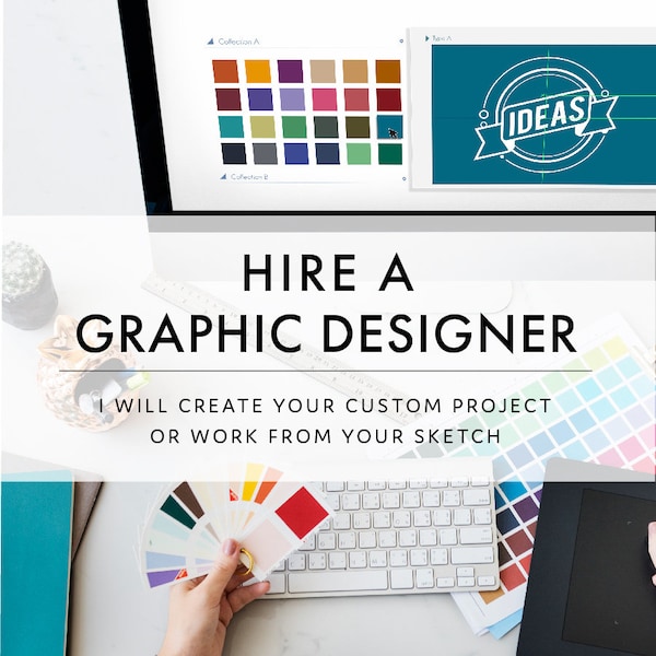 Hire a Graphic Designer, Graphic Design Services, Custom Graphics, Logos, Posters, Illustrations