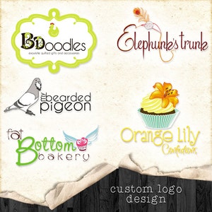 Logo Design Premade logo, Customizable logo image 5