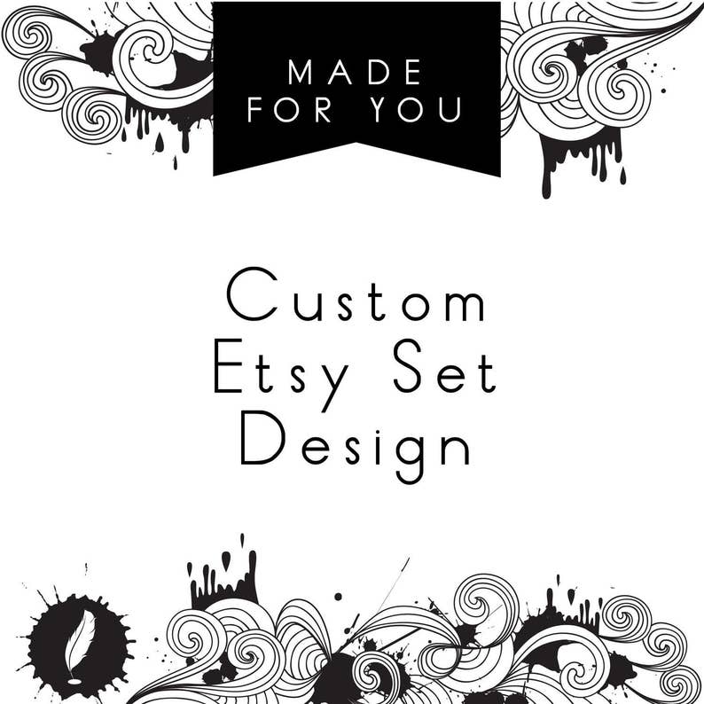 Custom Etsy Set, Etsy Cover, Etsy Shop Set Etsy