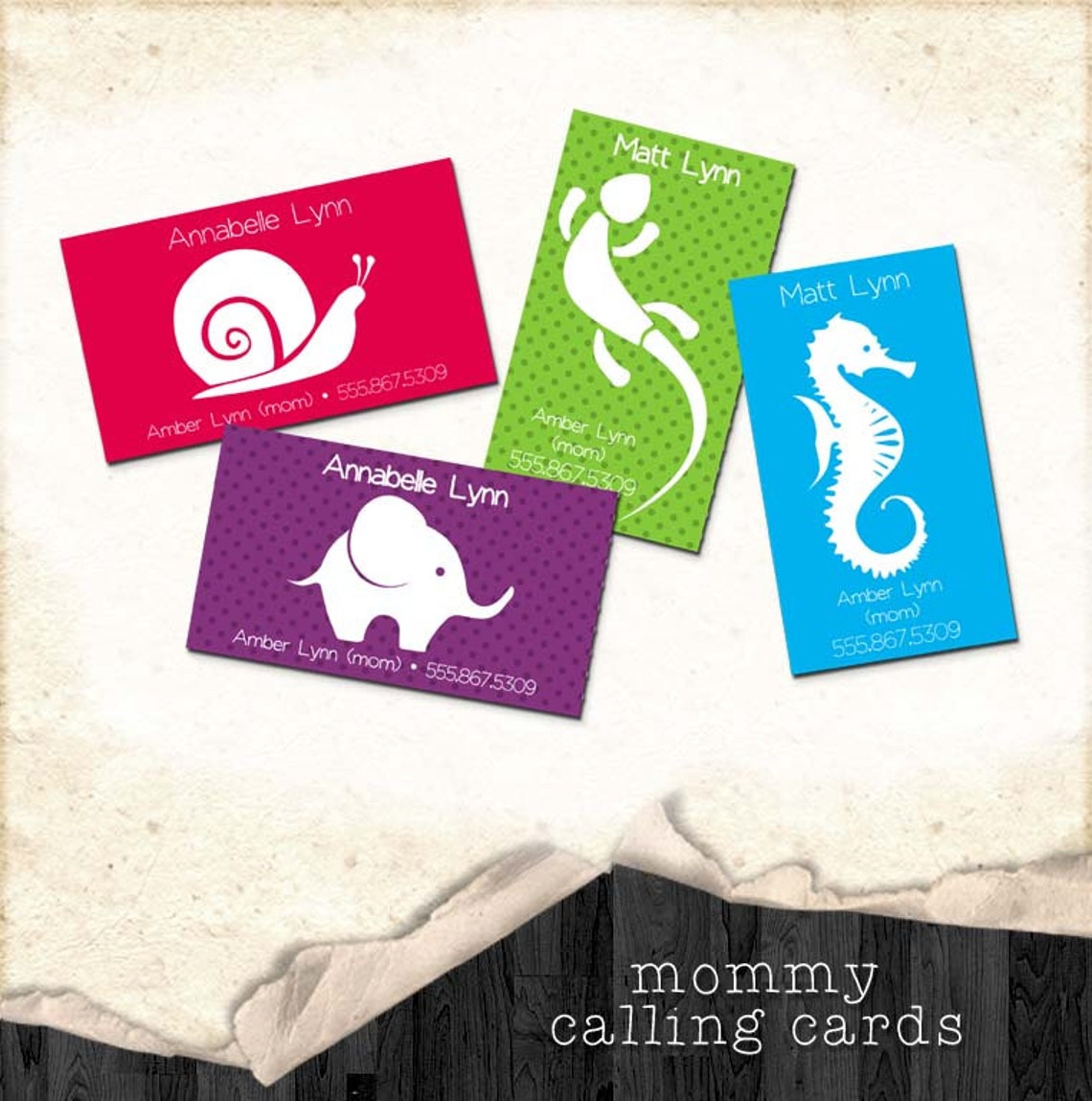 Mommy Cards Customizable - Etsy