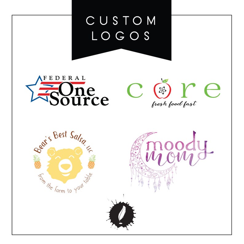 Logo Design, Custom Logo Design, Logo, Logos, Photography Logo, Business Logo, Branding Logo, Custom Logo, Shop logo image 3