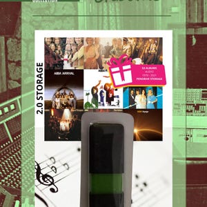 ABBA The Complete Music Albums Pendrive Storage