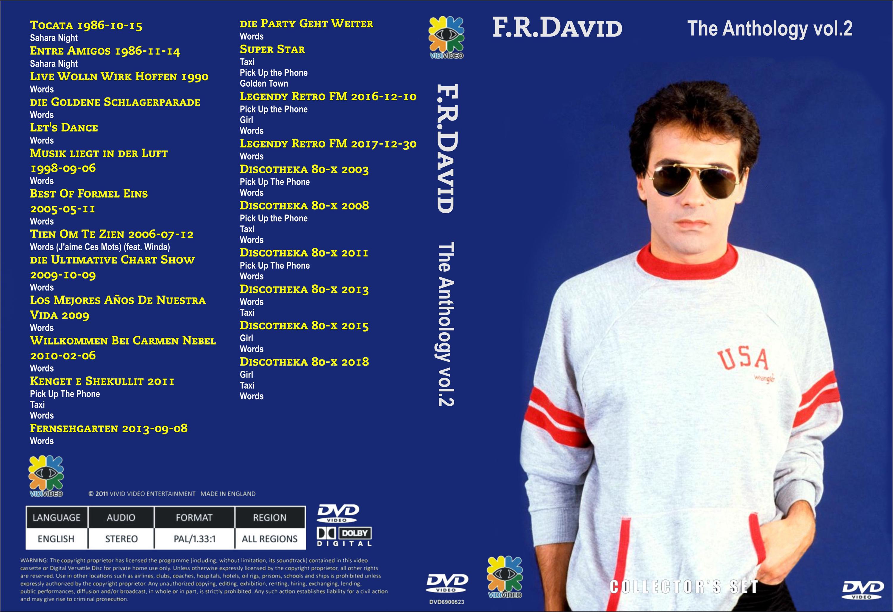 F.R. David the Anthology Collection Dvd - Etsy