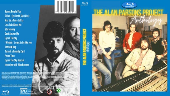 【完売】  Project Parsons Alan The Bluray Etsy - 洋楽