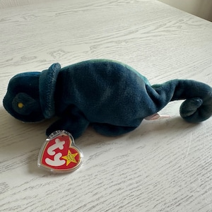 Ty Rainbow - The Chameleon Beanie Baby - incorrect fabric