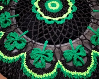 St Patrick's Day Crochet Spare Tire Cover