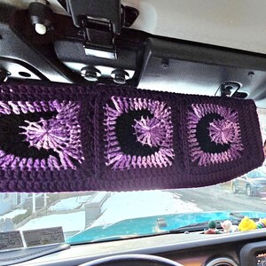 Moon Crochet Sun Visor Covers