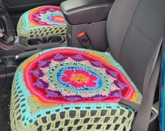 Sophies Garden Crochet Bottom Seat Cover